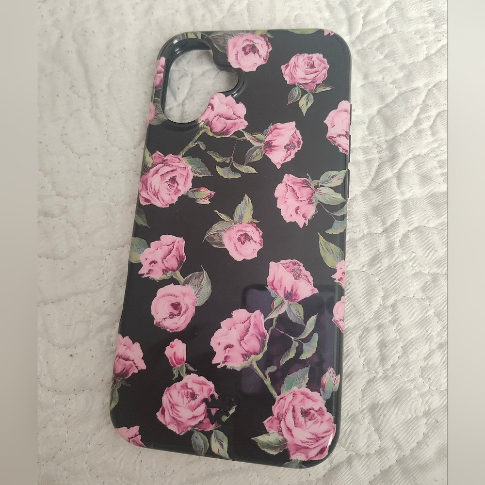 Velvet Caviar Floral Pink Rose Phone Case Magsafe Compatible iPhone 16 Plus